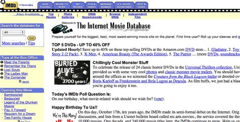 Internet Movie Database The Webby Awards