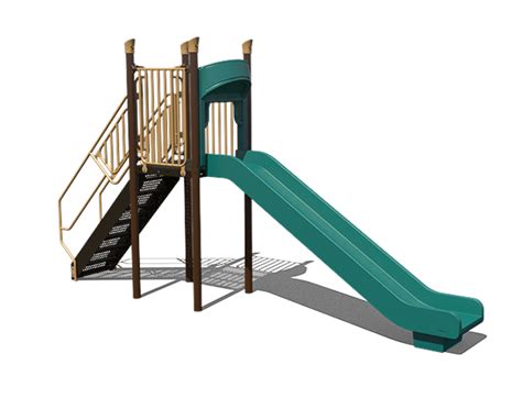 Freestanding Double Wall Slide Playgrounds