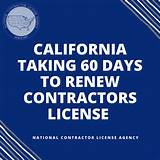 Renew Contractors License