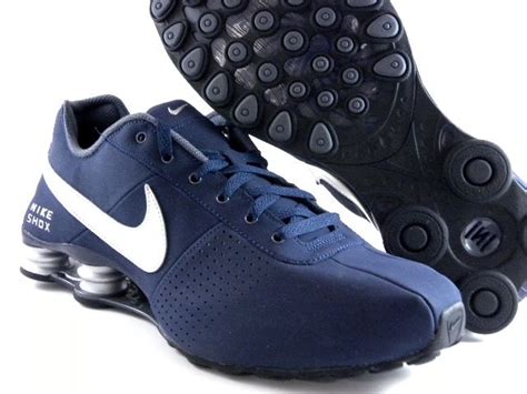 Nike Shox Deliver Cl Navy Bluesilver Suede Running Trainer Gymwork