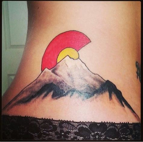 He was tattooed by shawn, who did a phenomenal job. Rocky Mountains of Colorado tattoo. | Colorado tattoo ...