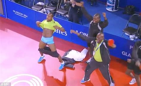 Nigerian Tennis Player Pulls Down His Shorts To Celebrate Bronze Medal