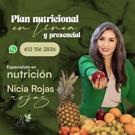 Habitos Saludables Nutrióloga Nicia Rojas