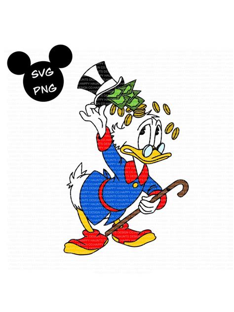 Scrooge Mcduck Svg Easy Cut File For Cricut Layered By Etsy Singapore