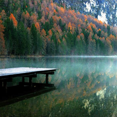 Austrian Alps In Autumn Colors Ipad Wallpaper