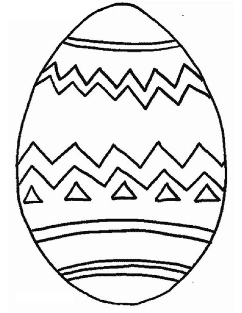 Printable Easter Egg Coloring Sheets