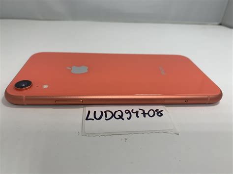 Apple Iphone Xr Unlocked Coral 128gb A1984 Ludq94708 Swappa
