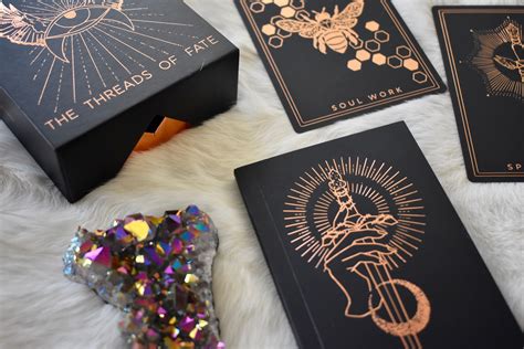 The Black Rose Gold Deck From Threads Of Fate Available Now At