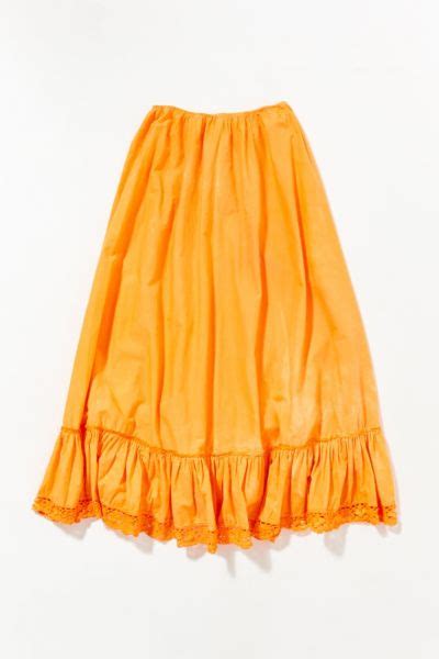 Vintage Overdyed Prairie Skirt Urban Outfitters