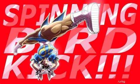 Artstation Chun Li Spinning Bird Kick