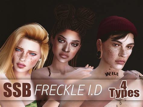 Ssb Freckle Id The Sims 4 Catalog