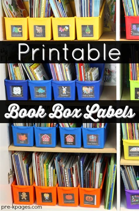 Printable Book Box Labels Artofit