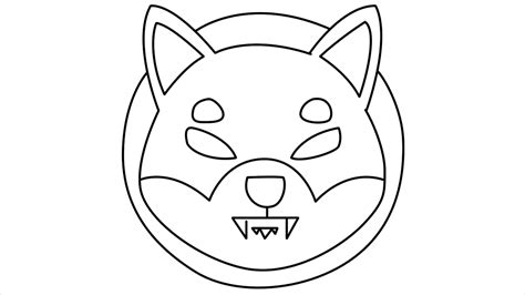 How To Draw Shiba Inu Logo Step By Step 9 Easy Phase