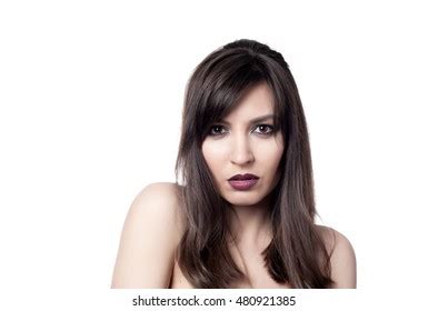 Beautiful Sexy Brunette Girl Posing On Stock Photo 480921385 Shutterstock