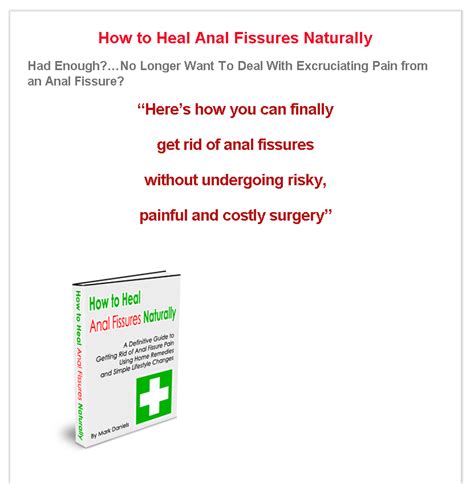 Trip Product How To Heal Anal Fissures Naturally Review 100 Real And Honest