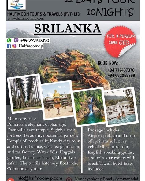 Srilanka Tour Package Come And Experience Wonder Of Asia With