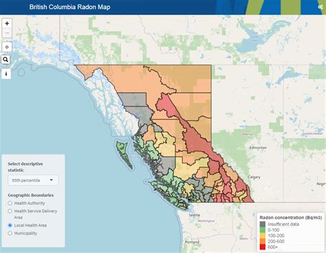New Interactive Map Estimates Local Health Risk Due To Indoor Radon