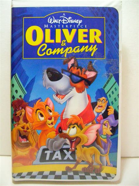 Oliver And Company Vhs 96 Walt Disney Masterpiece Collection Movie Tape