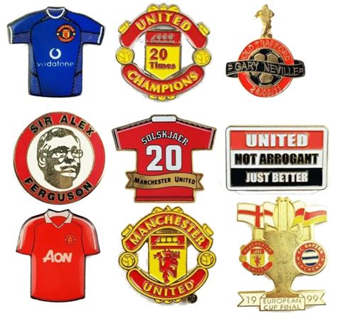 Manchester United Football Pin Badge Metal Enamel Man Utd Club Team