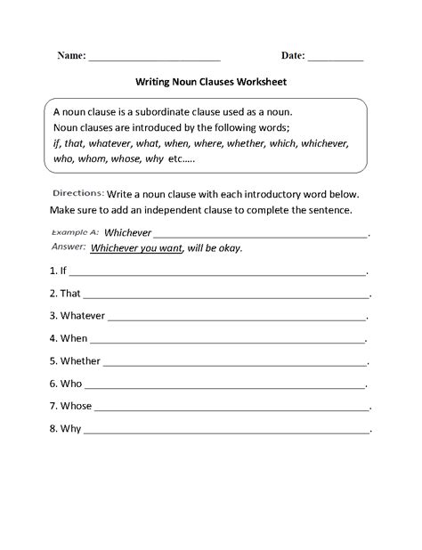 11 Adjective Clause Worksheet 6th Grade