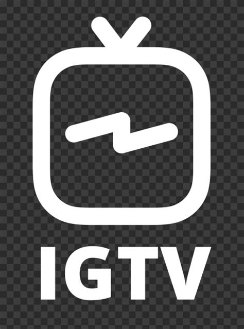 White Igtv Instagram Tv Logo Icon Citypng