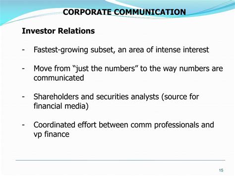 Ppt Chapter 3 An Overview Of The Corporate Communication Function
