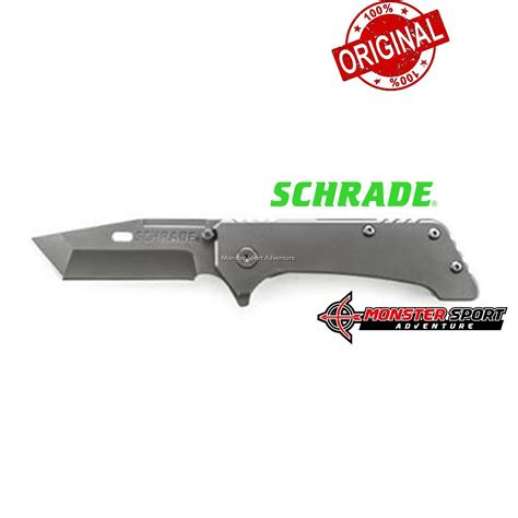 Schrade Heavy Duty Tactical Tanto Folding Frame Lock Flipper Knife Sch301