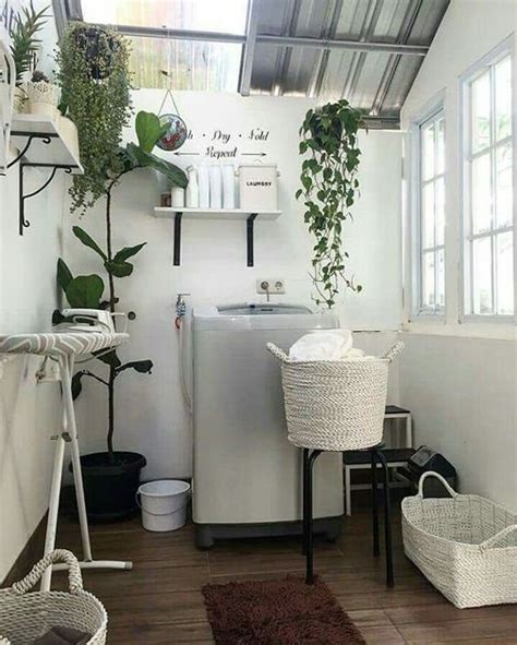 23 Tiny Laundry Room With Nature Touches Outdoor Laundry Rooms