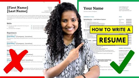 It works by creating a timeline of all the jobs you've had. How to Write a Resume | For Freshers & Experienced People ...