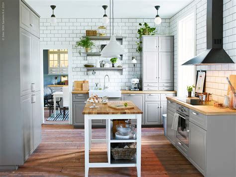 My Ideal Home — Pale Gray Kitchen Via Ikea