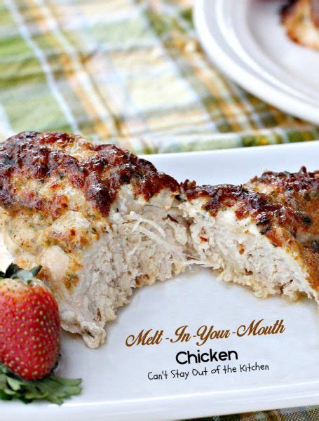 I love this recipe because it only takes a few ingredients and it's really easy to make. Melt-In-Your-Mouth Chicken - Can't Stay Out of the Kitchen