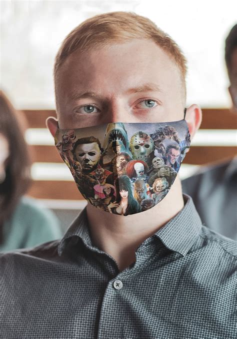 Gods Of Horror Face Mask Adult Kids Face Masks With Filter Etsy