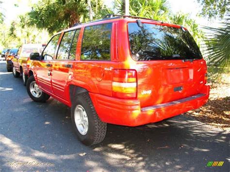 1998 Jeep Grand Cherokee Laredo 4x4 In Flame Red Photo 3 184807