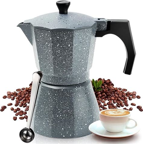 Vinekraft Moka Pot 6 Cup300ml Italian Coffee Maker Aluminium