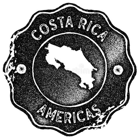 Vintage Costa Rica Map Stock Illustrations 187 Vintage Costa Rica Map