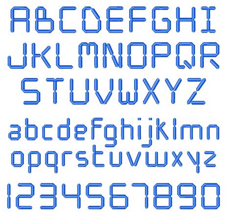 Digital Font By Concord Collections Home Format Fonts On