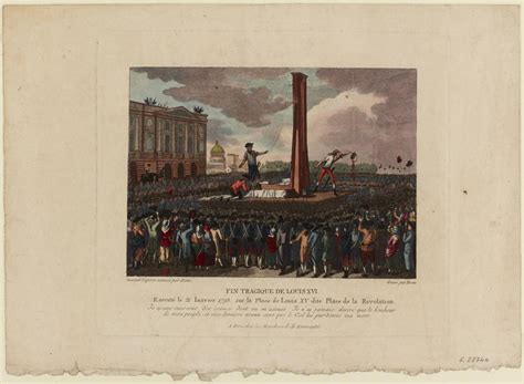 Révolution Française Lexécution De Louis Xvi Place De La Révolution