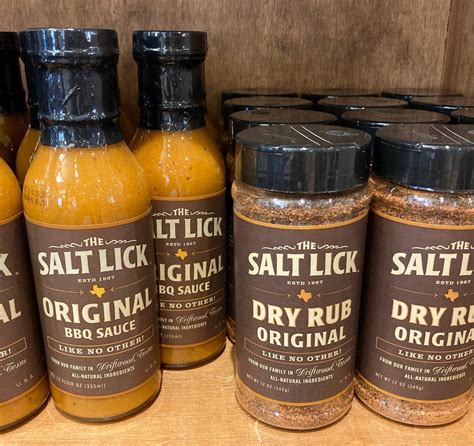 Salt Lick Rub And Bbq Sauce Texas Star Trading