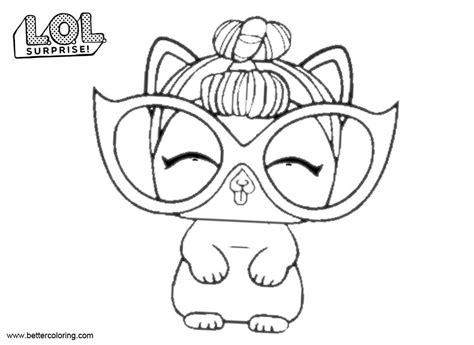 Free coloring pages lol dolls. LOL Pets Coloring Pages It Kitty - Free Printable Coloring ...