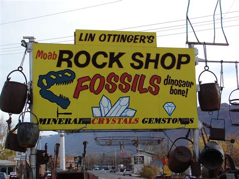 Rock Shop Rock And Mineral Shop In Moab Utahcool Shop Especially