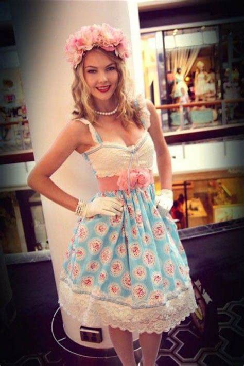 Tea Party Day Dresses Frock Fashion Lolita Fashion Vintage Floral