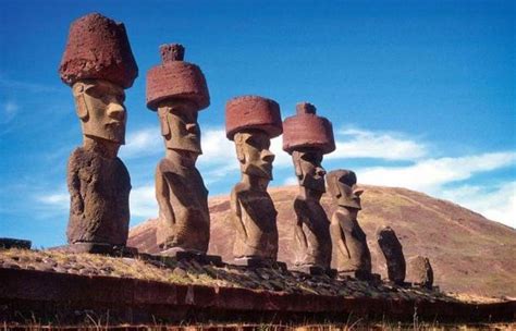 Rapa nui) is one of the most isolated islands on earth. Photos Reveal Giant Easter Island Moai Statues are Covered ...