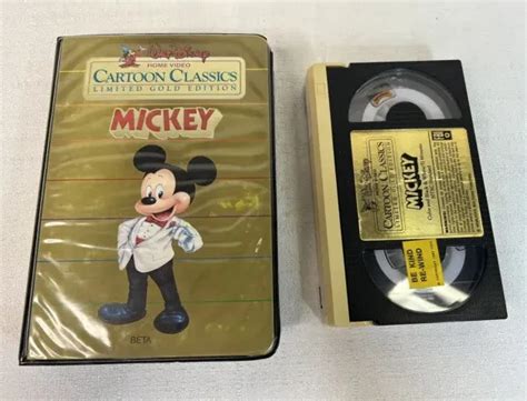 Walt Disney Homevideo Cartoon Classics Limited Gold Edition Mickey
