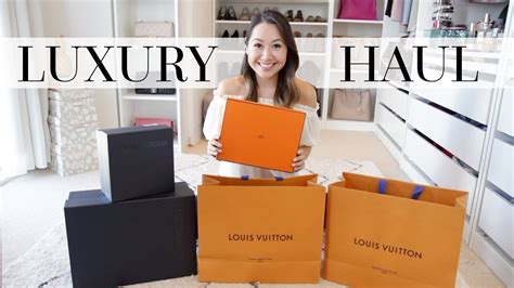 Huge Luxury Haul Gucci Hermes And Louis Vuitton Youtube