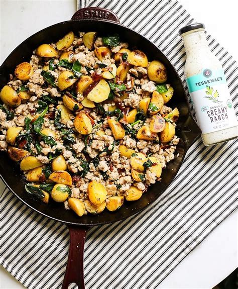 Alex Snodgrass 🍴 On Instagram “chicken Ranch Breakfast Hash This Recipe Is Two Things I Get