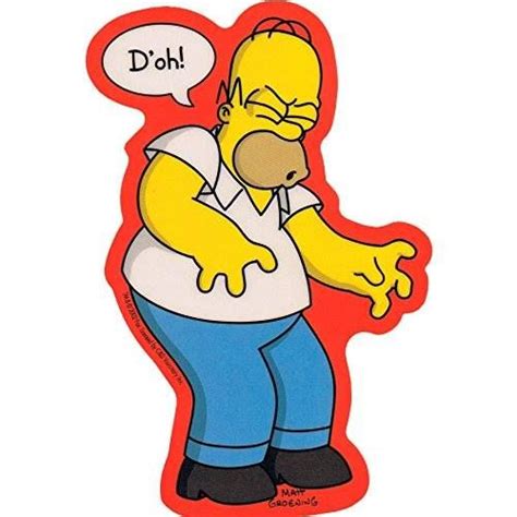 Sticker The Simpsons Homer Doh Decal Sb13 Ordersalefrsf Via Amazon Homer Simpson