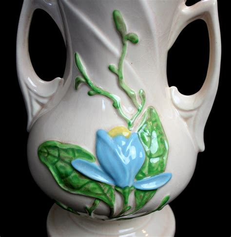 Hull Pottery Magnolia Vase Vintage 1940s H 12 16 12 Etsy