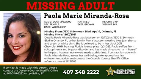 Where Is Paola Miranda Rosa Woman Missing After Swimming In Alligator