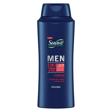 Suave Men Thick And Full 2 In 1 Shampoo And Conditioner 28 Oz Walmart