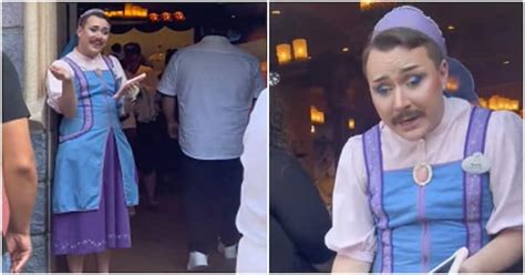 Video Of Disney Male Staff In Dress Causes Outrage As Netizens Criticise Employer Ke